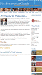 Mobile Screenshot of firstpresjamestown.com